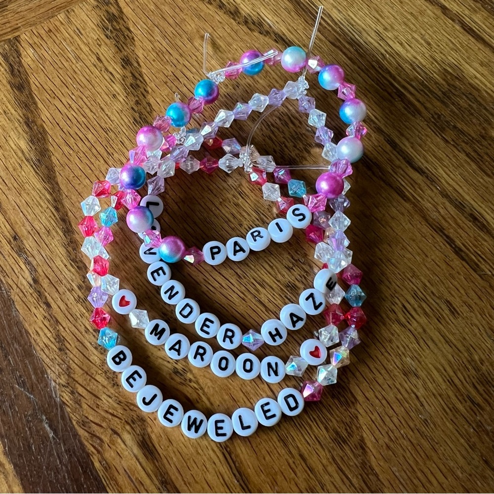 4 Taylor Swift Midnights Album Friendship Bracelets for ERAS Tour